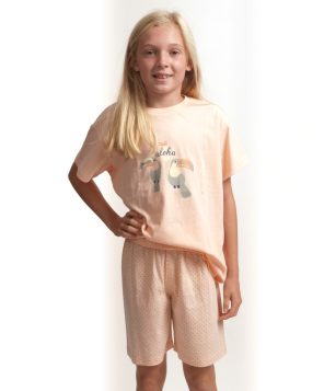 Cocodream pyjama korte mouwen meisjes toucans