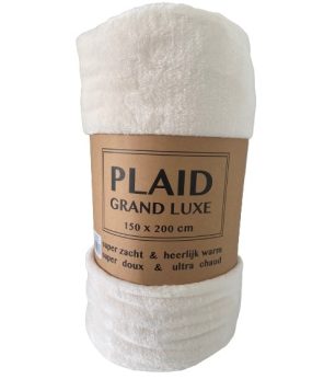 plaid grand luxe beige