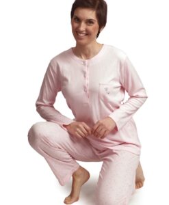 Cocodream pyjama lange mouwen dames blossom interlock