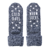 15030_doje Huissokken donkergrijs Cold Days - Warm Socks