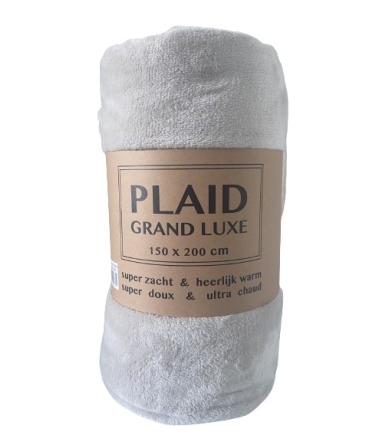 Plaid Grand Luxe Sable