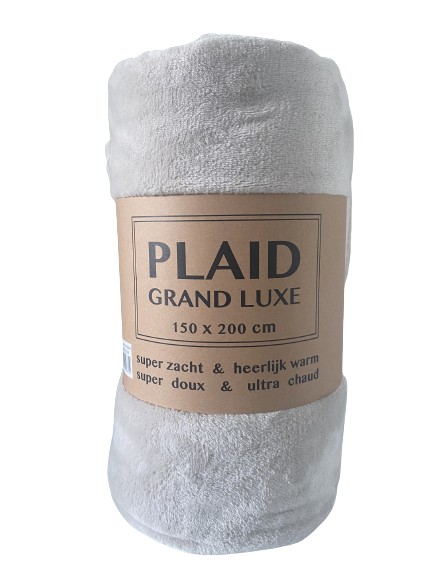 Plaid Grand Luxe Sable