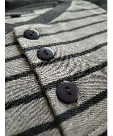 Pyjama Outfitter grijs Heren 421303 detail