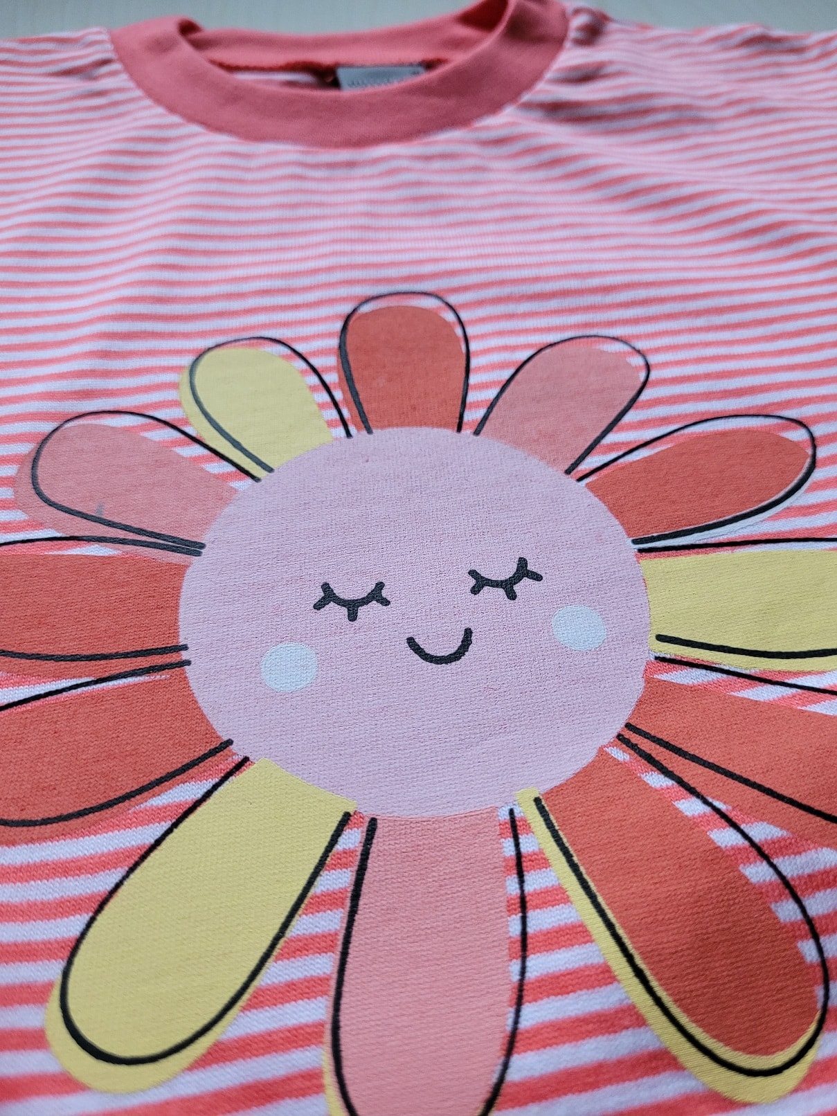 Pyjama korte mouwen Sunny Flowers detail