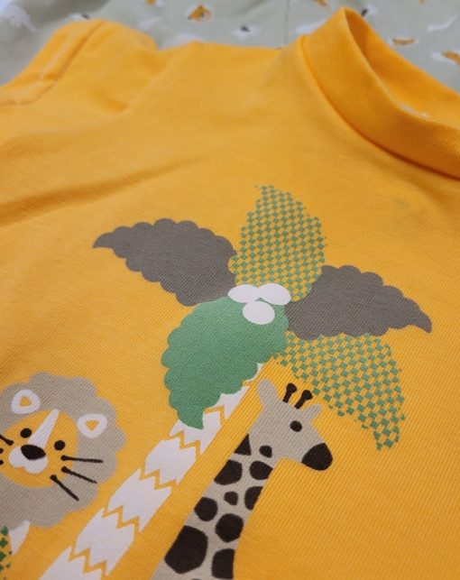 Pyjama safari 8486A orange detail
