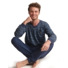 Pyjama lange mouwen heren downloading jersey outfitter 411561 donkerblauw