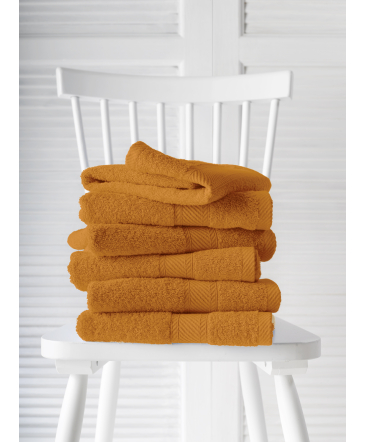 De Witte Lietaer Basic handdoek Copper sfeer